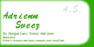adrienn svecz business card
